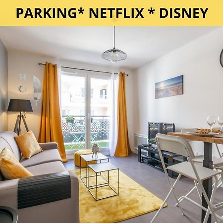 The Sunshine- Appart Cosy Proche Paris-Disney Avec Parking Prive Dans Residence โม ภายนอก รูปภาพ