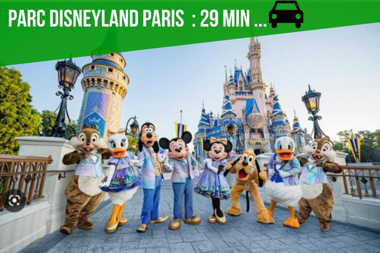 The Sunshine- Appart Cosy Proche Paris-Disney Avec Parking Prive Dans Residence โม ภายนอก รูปภาพ
